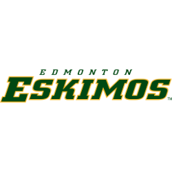 Edmonton Eskimos Wordmark Logo 1998 - 2021